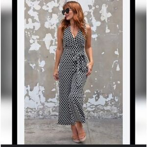 Anthropologie Eva Franco Masha Abstract Knit Jumpsuit